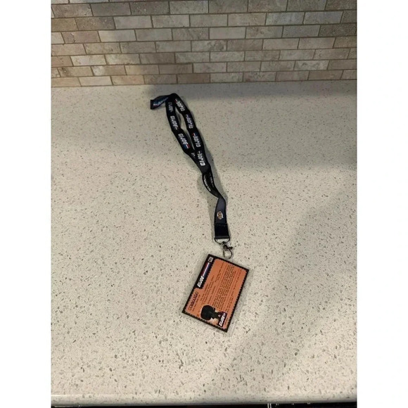 FUNKO POP LANYARD RETRO TOYS GI JOE COMMANDER SNAKE EYES GAMESTOP EXCLUSIVE si - Picture 1 of 5
